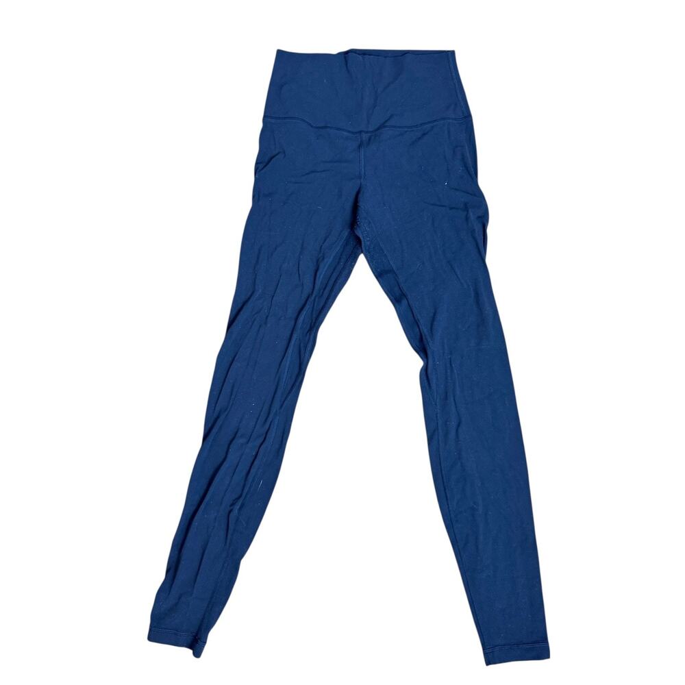 Lululemon Size 6 Leggings Black Whimsy Goth Grunge Quite Luxury Workout‎